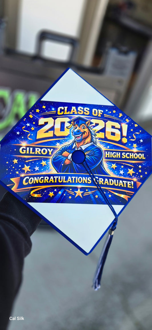 GRADUATION CAP CUSTOM TOPPER