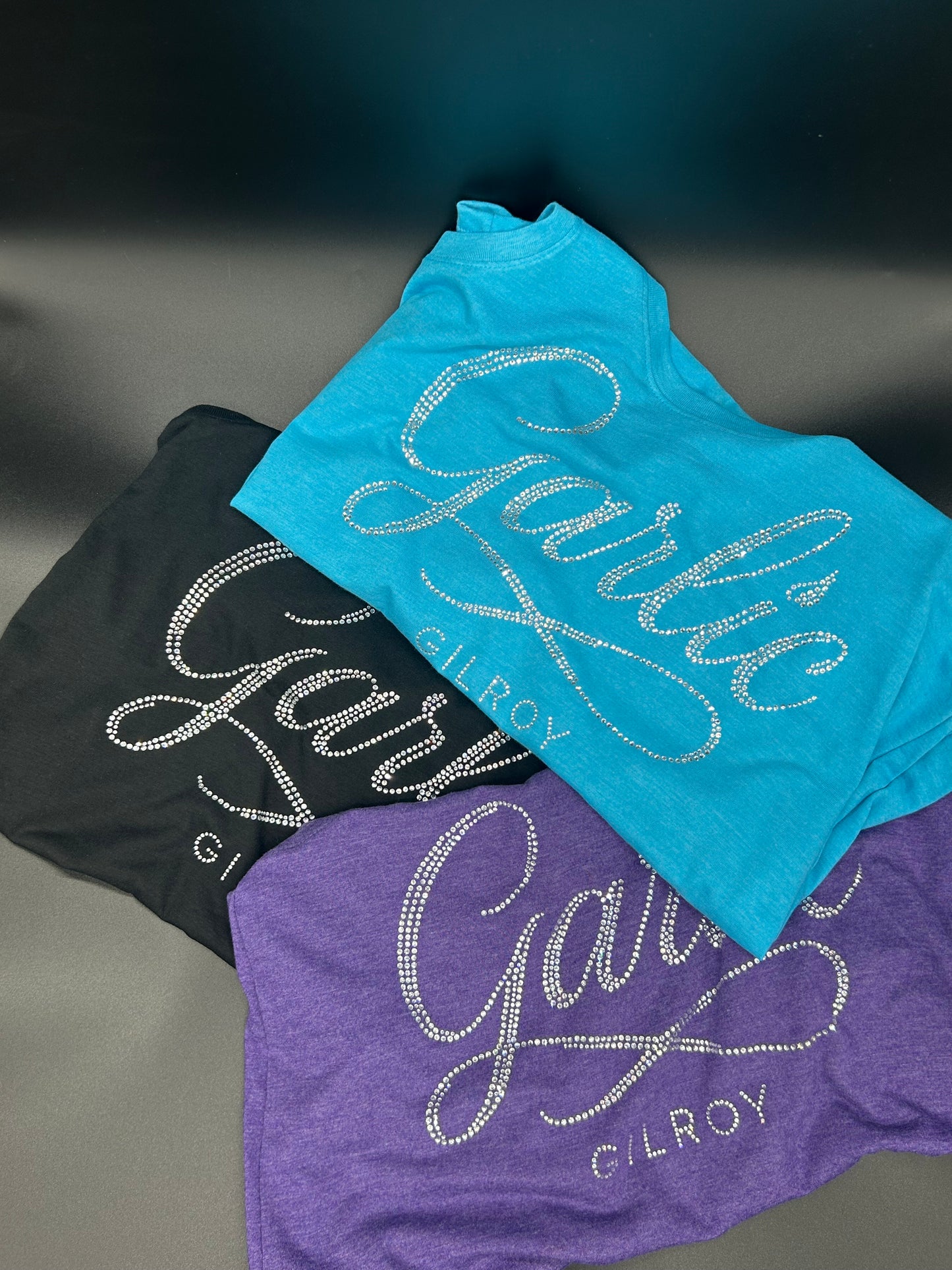 Gilroy Garlic Rhinestone tank top