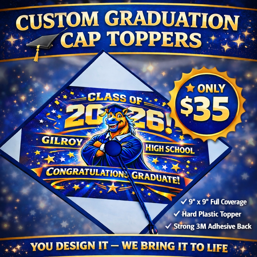 GRADUATION CAP CUSTOM TOPPER